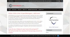 Desktop Screenshot of cisohandbook.com
